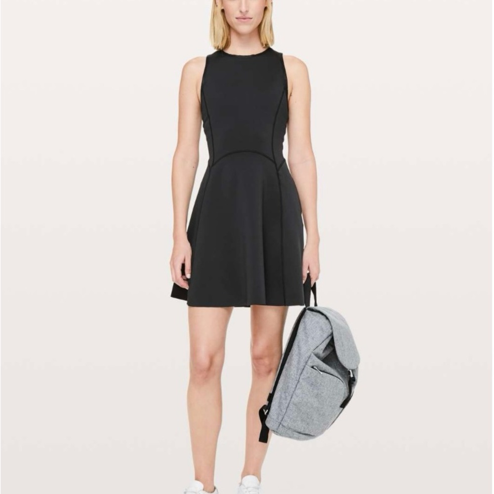 lululemon athletica Black Mini Dress